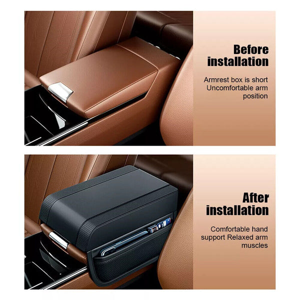 Universal Car Center Console Armrest Box Cushion Cover Pad Mat Protector SUV