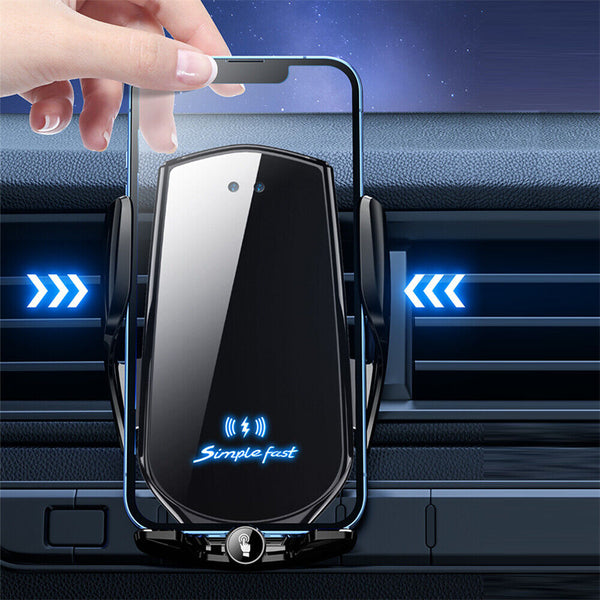 Wireless Charger Car Mount Phone Holder Air Vent Stand for Apple iPhone Samsung