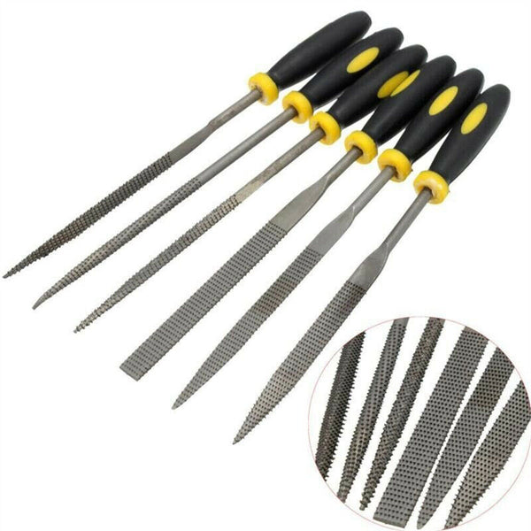 6PC Needle File Set Files For Metal Glass Stone Jewelry Wood Carving Craft Lot