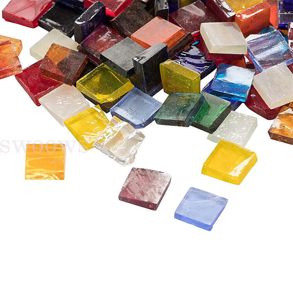 Up to 2000g Mixed Crystal Glass Mosaic Tiles Kitchen Bathroom Art Craft Supplier