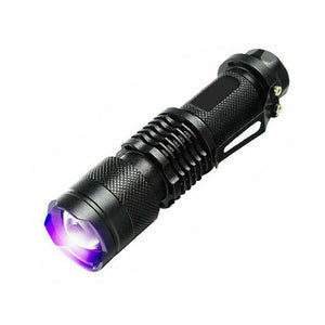 UV Ultra Violet LED Flashlight Blacklight Light 365 395 nM Inspection Lamp Torch