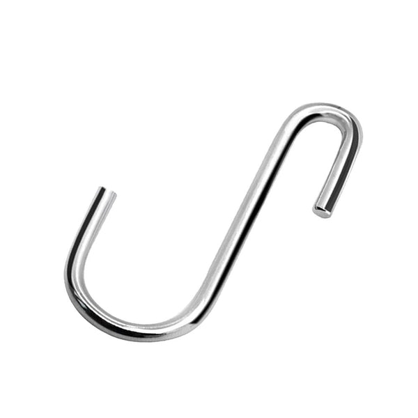 Up to 8x S-shaped Stainless Steel Hanging Hooks Kitchen Bathroom Hangers Holder