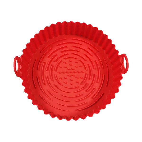 Non-Stick Air Fryer Silicone Pot Air Fryer Basket Liner Reusable Baking Tray Mat