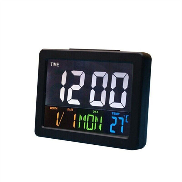 Digital Home Large Big Jumbo LED Wall Desk Clock With Calendar Temperature Clock