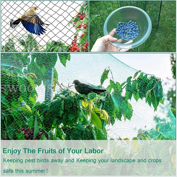 Anti Bird Netting Garden Net Commercial Fruit Tree Pond Protect Cover Pest Mesh