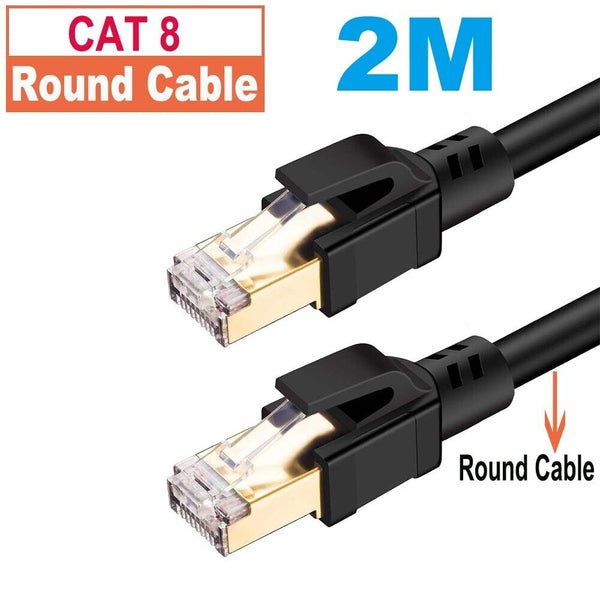 CAT8 Ethernet Cable 40Gbps 2000Mhz Gigabit RJ45 LAN Patch Cord Network 1~25m lot