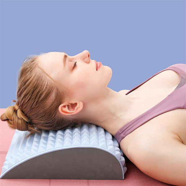 Neck And Back Stretcher Pain Fatigue Relief Acupoint Stimulation Neck Massage