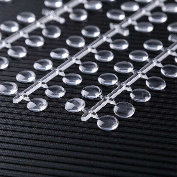 120pcs Nail Art Polish Palette Dot Flat Nail Color Card Display Tool Transparent