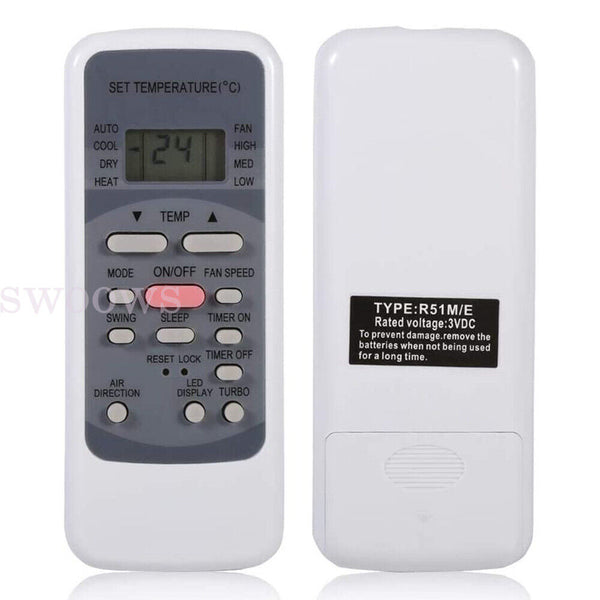 Replacement Remote Control For Kelvinator Air Conditioner R51K/BGE, R51K/BGCE