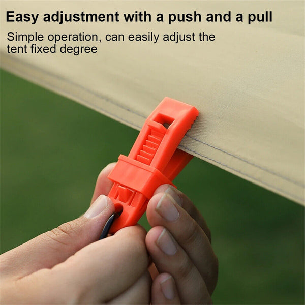 UP50x Adjustable Heavy Duty Lock Grip for Tarp Shade Cloth Plastic Clips Buckle