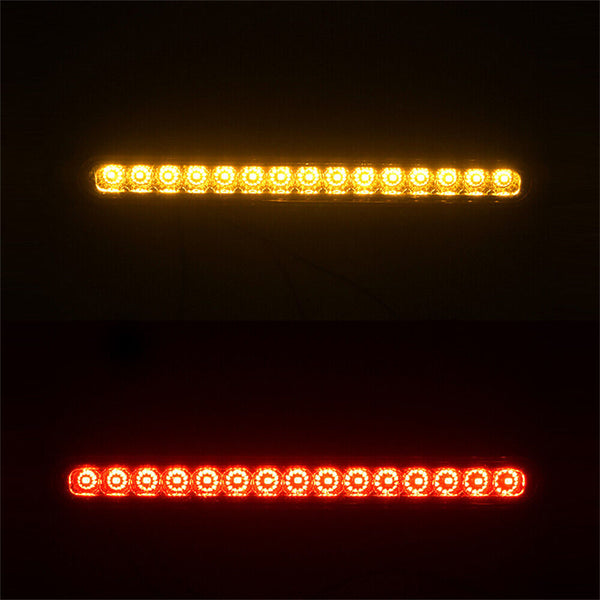 6x15LED Tail Lights Brake Indicator Reverse Slim Strip RV Trailer Light UTE STOP