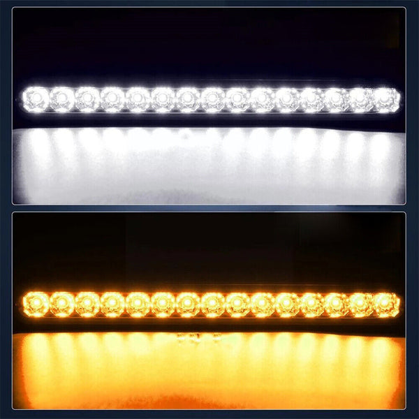 6x15LED Tail Lights Brake Indicator Reverse Slim Strip RV Trailer Light UTE STOP