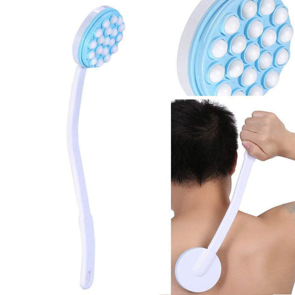 Long Handle Cream Lotion Applicator Back Massager Scrubber SPA Bath Shower Brush