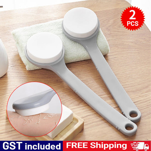 2PCS Lotion Applicator with Long Reach Handle for Back Legs Skin Cream Men Women