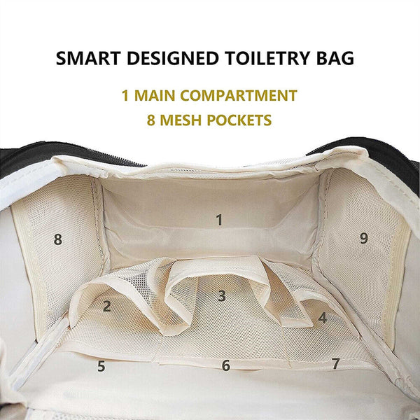 [Multi-Pocket] Smart Ultra-Lightweight Waterproof Hanging Toiletry Tidy Bag AU