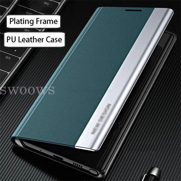 Shockproof Flip Leather Wallet Case For Samsung Galaxy S24 S23 Ultra