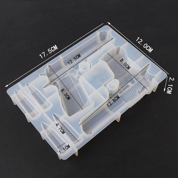 1/2X DIY Epoxy Resin Silicone Molds Kit Mould Casting Jewelry Making Craft Set