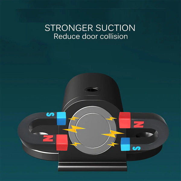 Magnetic Door Stopper Floor Holder Wedge Catch Bumper Anti-Collision Adjustable