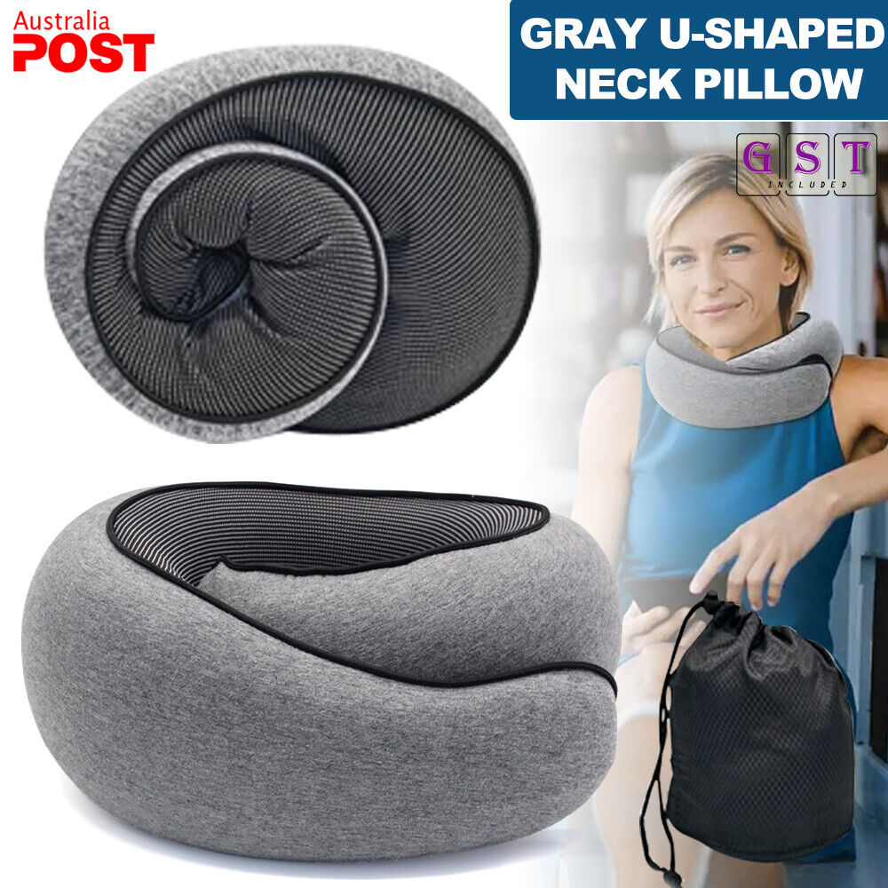 Neck Pillow for Travel Memory Foam Comfortable & Breathable Soft U Shaped Pillow