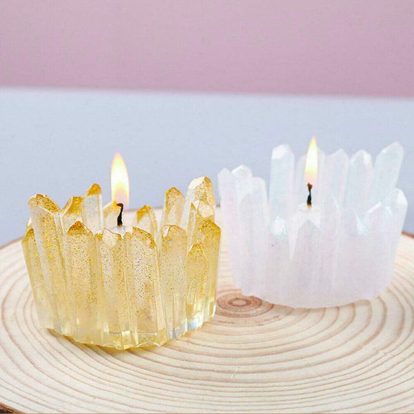 3D Iceberg Shap Candle Mold DIY Silicone Candle Holder Mould Resin Epoxy Casting