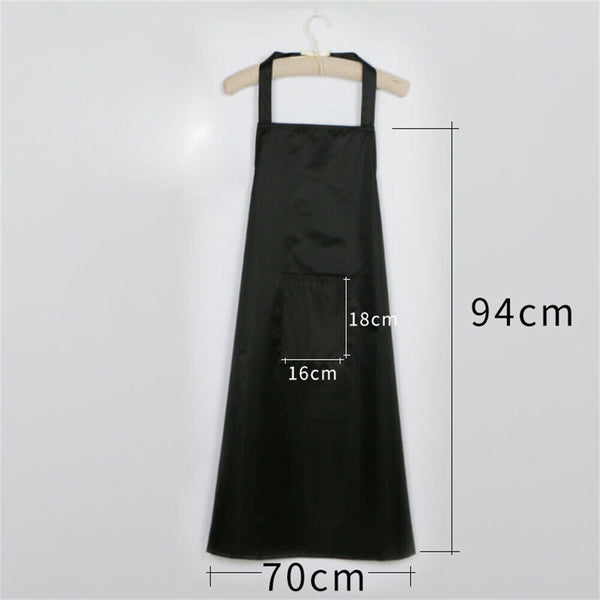 1-2x PVC Heavy Duty Waterproof Cleaning Kitchen plastic Commercial Butcher Apron