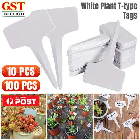 UP 300X Plant Labels Flexible Plastic Garden T-type Tags Nursery Seeding Marker