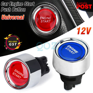 NEW Car Ignition Switch Engine Start Push Button Keyless Entry Starter Kit AU