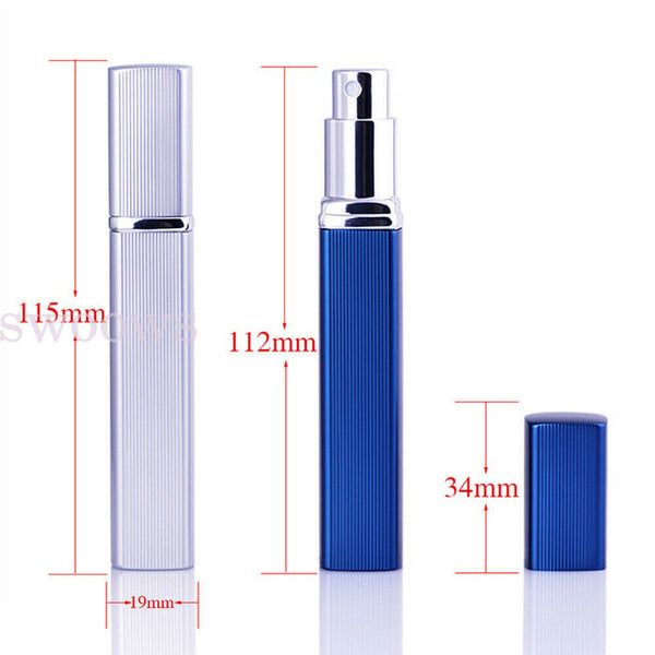 12ML Mini Portable Refillable Scent Bottle Travel Perfume Atomiser Bottle Pump