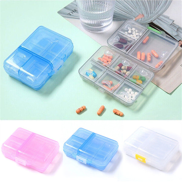 Travel Pill Case Pocket Pharmacy Portable Small Organizer Weekly Medicine Box