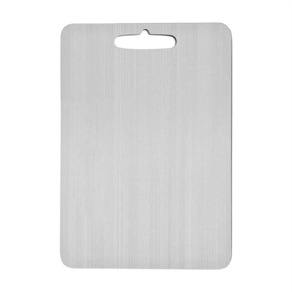 Stainless Steel Cutting Board Double-Sided Chopping Boards for Kitchen Camping