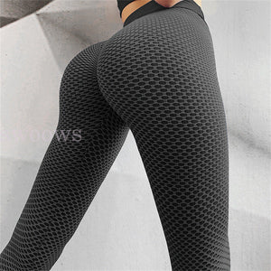 Women Yoga Pants Leggings High Waist Anti Cellulite Butt Lift Gym Fitness