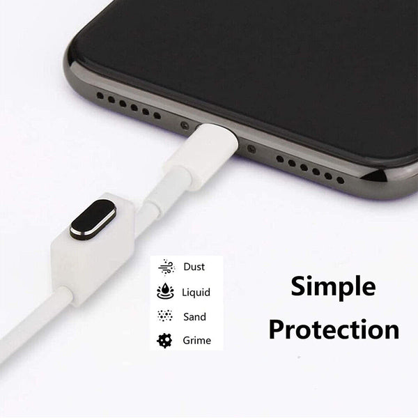 Anti Dust Plug Metal Charger Port Cover For iPhone Port Protector Dust Cover