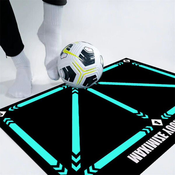 Dribble Training Carpet Football Training Mat Non Slip Kids Adults In/Outdoor