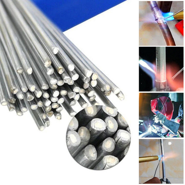 50pcs Aluminium Low Temp Welding Rods Easy Brazing Stick Durable Weld Repair Fix