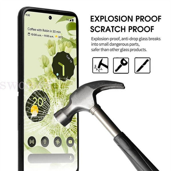 Premium Tempered Glass Screen Protector For Google Pixel 8 Pro 7 6 Pro