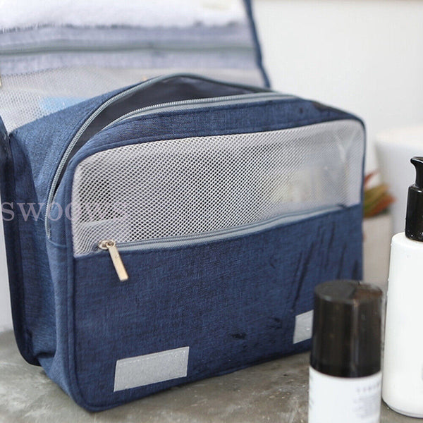 Travel Cosmetic Makeup Bag Hanging Toiletry Case Storage Large Bag Organizer AU