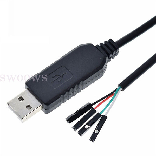 USB to TTL Serial 3.3V 4-pin Wire Cable PL2303 USB Module USB Cable 70cm