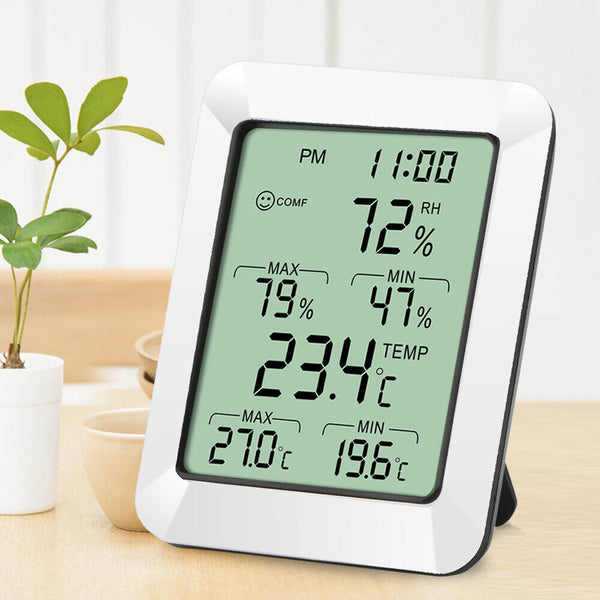 Digital Indoor Outdoor LCD Humidity Meter Hygrometer Thermometer Temperature