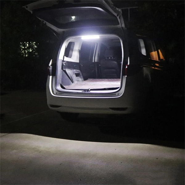 1-2x 72 LED Strip Lights Bar Car Interior Waterproof Lamp Caravan Boat Camping