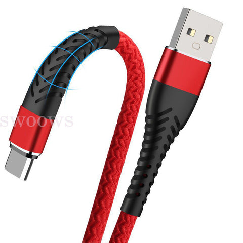 USB C Type C Charger Cable Fast Charging Lead for Samsung S20 FE S10+ S21 Ultra