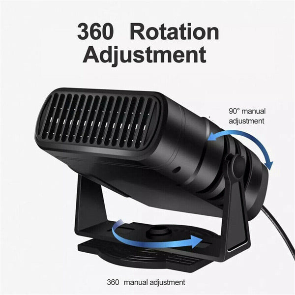 Portable Car Vehicle Heater Fan Ceramic Heating Defroster Demister DC 12V AU