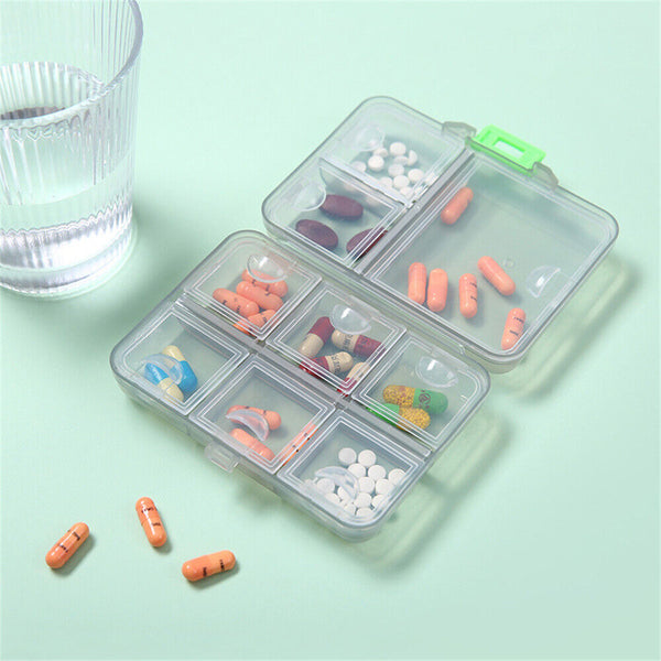 Travel Pill Case Pocket Pharmacy Portable Small Organizer Weekly Medicine Box