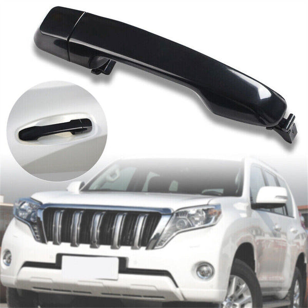 Pair Rear LH + RH Outer Door Handle for Toyota Prado J150 Series 2009-2020 Black