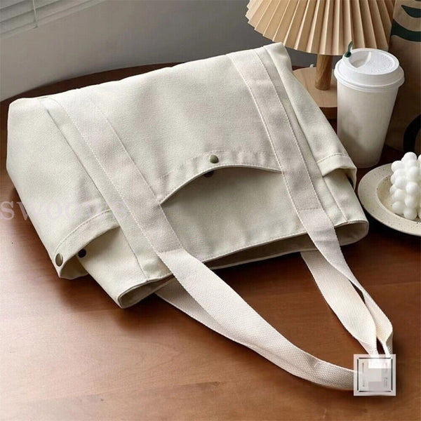 Women Canvas Tote Bag Travel Casual Handbag Shoulder Bag Large Shopping Bags