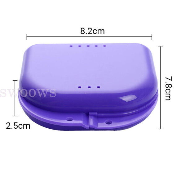 Orthodontic Retainer Box Teeth Mouth Denture Dental Case Guard Storage Sport