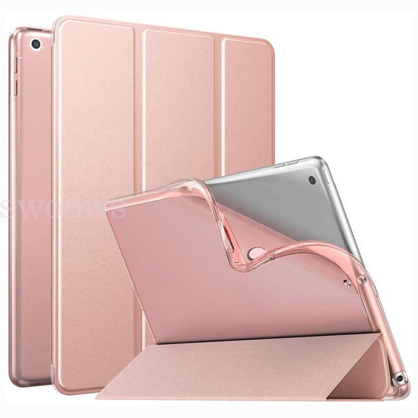 Leather Stand Smart Slim Flip Case Cover For Apple iPad 9th 8th 7th Generation