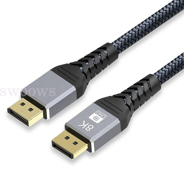 8K Displayport DP 1.4 Cable HDR 4K/144Hz Display Port Male to Male Hight Speed