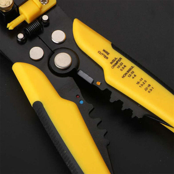 Automatic Electrical Wire Stripper Cutter Pliers Cable Crimper Terminal Tool +