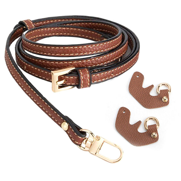 Replacement Hang Buckle & Adjustable Leather Strap Belt For Crossbody Bag AU