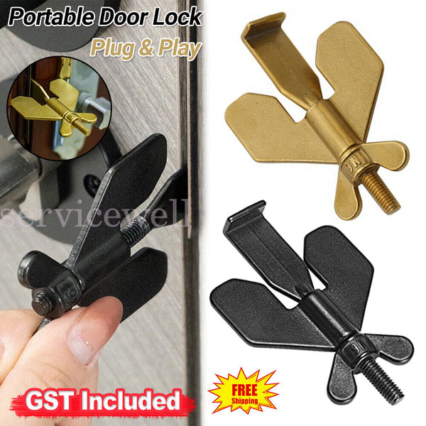 Security Safety Travel Hotel Home Addalock Safe Lock Portable Door Lock AU